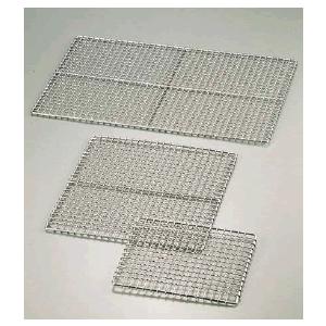 バーベキュー用品☆アミ (45cm) Ω業務用焼物網・ストロング (鉄・クロームメッキ) 45号 (...