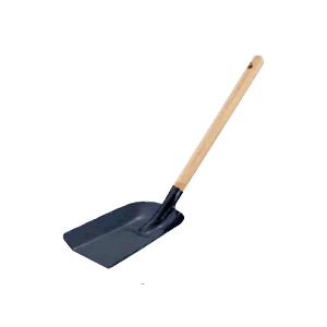 バーベキュー用品☆炭スコップ (鉄製) 鉄 木柄十能 大 (1-0775-1202)