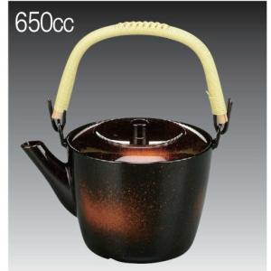 650ml プラスチック製 どびん(急須) 加賀土瓶 小 茶石目 笹 茶こし
