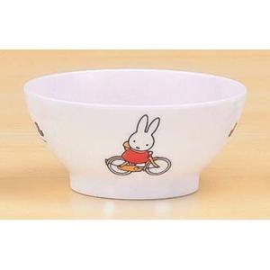 【10点セット】メラミン子供用食器 ミッフィー miffy's bicycle 飯椀 (108×50...