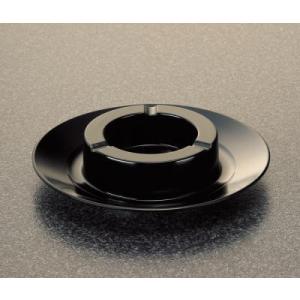 メラミン 大型灰皿 黒（ブラック） (200×46mm) マンネン/萬年[542S-B] 業務用プラスチック製｜kyoeinet