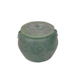 送料無料 焼肉屋さんの必需品！ (Ф26cm) 鉄鋳物 火消し壺 特大 (1-0773-1401)