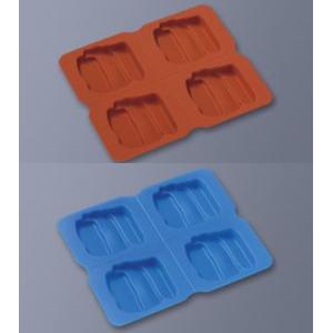 ソフト食用型 主菜用シリコン型　焼肉型　（233×198×18　60ml×4）　三信化工　[SFS-243]