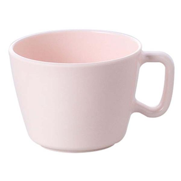 こども用 メラミン製 コップ小 ピーチ(φ80(取っ手含む101)×H60mm・200ml) 信濃化...