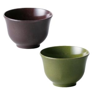 メラミン製 湯呑 2色(おぐら/よもぎ)(φ92×H60mm・215ml) 信濃化学/shinca[680]