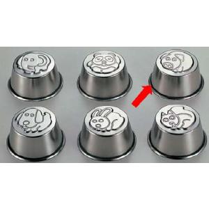 18-8なかよしプリンカップ パンダくん お菓子作り ステンレス プリン型