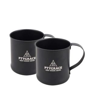 PTYGRACE プリグレース (PY-SIE037) 2個セット ブラック シングルマグカップ 300ml 袋入 コップ｜kyoeisports2