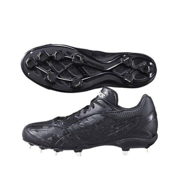 最終セール価格 asics アシックス (SFS212) 野球 スパイク 樹脂底スパイク ブラックカ...