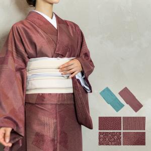 (女袷 江戸小紋B)洗える着物 袷 洗える レディース