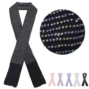 (ビーズ半衿)半衿 無地 ビーズ ピンク系 白系 紫系 藤色系