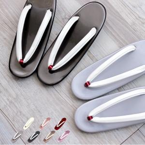 (パール草履)ウレタン 草履 女性 パール 光沢 エナメル