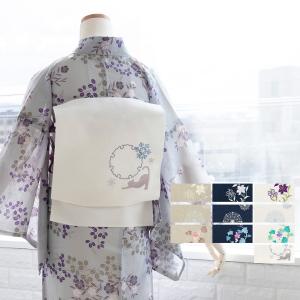 夏帯 名古屋帯 新品 夏名古屋帯 青碧地に花柄 日本製 紗の帯 夏 夏帯 名古屋帯 新品 夏名古屋帯 青碧地に花柄 日本製 紗の帯 夏