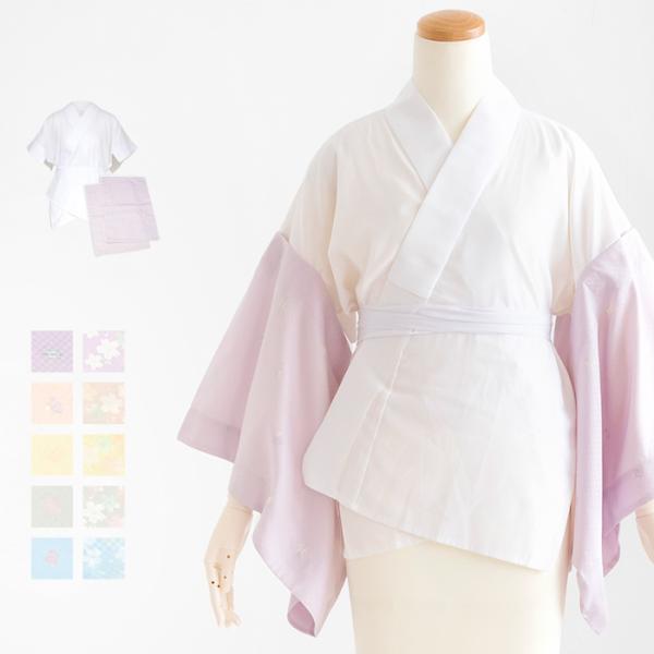 (うそつき2点 半襦袢/替え袖 友禅) 大うそつき 半襦袢 半襟付 衣紋抜き 替え袖 レディース 女...