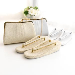 新品♡本皮♡日本製♡草履バッグセット NISHIORI 草履 バッグ セット 日本製 高級 佐賀錦 選べる 3