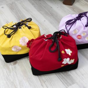 (袴 巾着 刺繍 33) 卒業式 袴巾着 バッグ 袴 女性 振袖