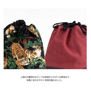 (メンズ カゴ巾着 ポリ) 信玄袋 巾着バッグ...の詳細画像4
