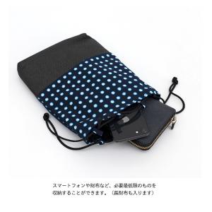 (メンズ カゴ巾着 ポリ) 信玄袋 巾着バッグ...の詳細画像5