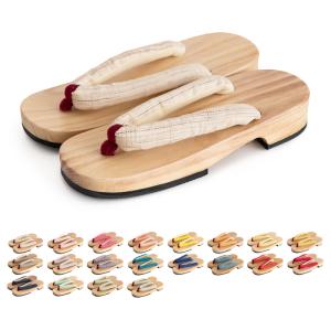 (白木下駄 レディース) 下駄 浴衣 カジュアル 桐 ナチュラルウッド