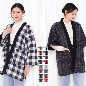 リバーシブル フリースはんてん レディース 袖なし C フリース 女性用 M L 半纏 はんてん