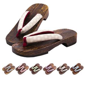 (女下駄 くすみ)女性桐下駄 茶台 下駄 茶 女性 痛くない