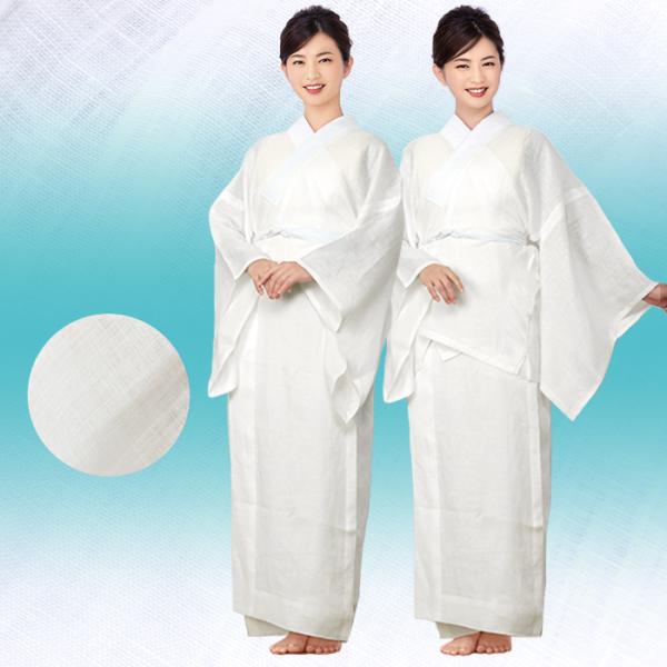 選べる2タイプ 長襦袢 二部式 夏用 麻 本麻 洗える 襦袢 夏 レディース 女性 長じゅばん 洗え...