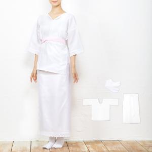 (女肌着3点セット)女性用和装下着3点セット(肌襦袢/裾よけ...