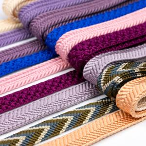(帯締めAL)正絹平織帯締め 全9色 平織 正絹 帯〆 カラー