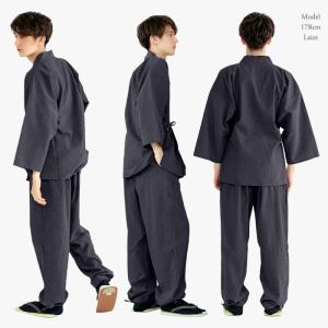作務衣 メンズ 夏用 (楊柳作務衣 14) 男...の詳細画像2