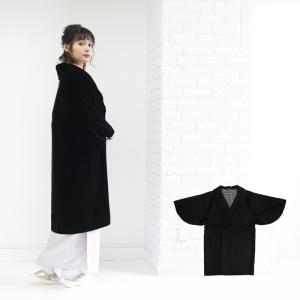ベルベットコート 和装用 ロング丈 M/L（着物用防寒コート） : 京都