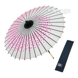 和傘 紙傘 1尺4寸 無地 白 継柄 直径約76cm 舞踊傘 踊り傘 日傘 七五三