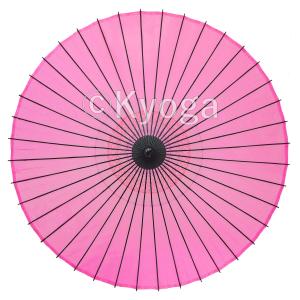 和傘 絹舞傘 無地 ピンク 継柄 舞踊傘 踊り傘