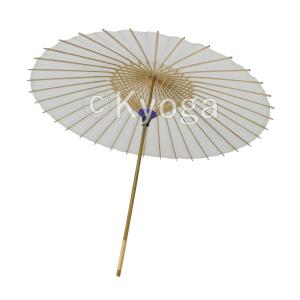 和傘　舞踊用小番傘　白　雨天使用不可　／雨傘／蛇の目傘