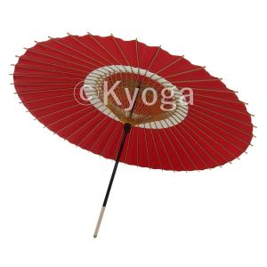 和傘　蛇の目傘　蛇の目柄　赤　別注品／雨傘／番傘