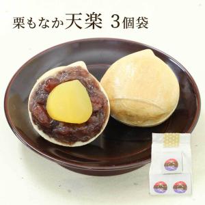プチギフト 和菓子 栗もなか天楽３個入 簡易箱 のし不可