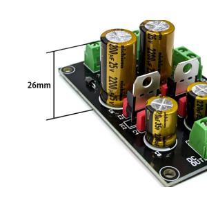 WP-PDEN12VW プリアンプ用±電源基板完成品の詳細画像2