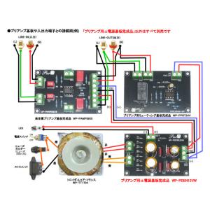 WP-PDEN12VW プリアンプ用±電源基板完成品の詳細画像4