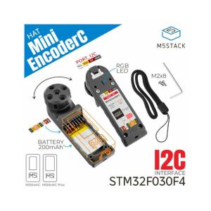 M5STACK-U157 M5StickC ロータリーエンコーダHATモジュール