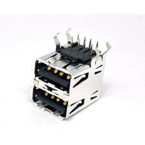 XM7A-0442-A USBコネクタ ディップL型端子 2段