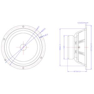 MA200-M Gold 20cm フルレンジ...の詳細画像4