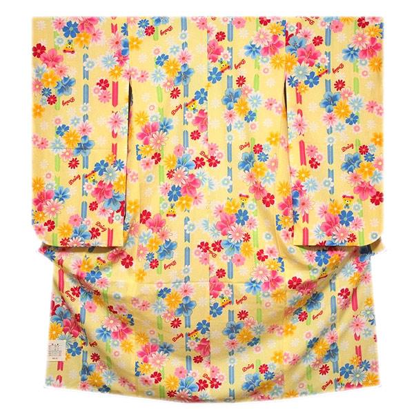 七五三 7歳 着物 女の子 新品 デイジーラヴァーズ DAISY LOVERS 花柄 金彩加工 クリ...