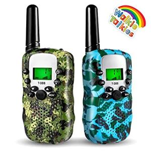GINMIC Walkie Talkie for Kids, Toys for 3-12 Year Old Boys Girls with Backl 並行輸入品