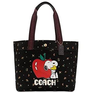 Coach Limited Edition x Ppeanuts Canvas Ttote With Snoopy - Black 並行輸入品｜kyokos