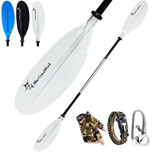 良好品 87 5インチ パドルアルミニウム合金オールボート Hoablorn 送料無料 高耐久 ホワイト ボートオール 軽量 非対称 カヌーパドル カヌー カヤック ボート Kamalus Com