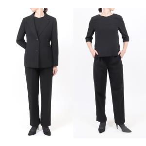 ブラックフォーマル レディース 喪服 パンツ ...の詳細画像2