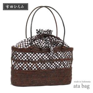 アタバッグ 市田ひろみ カゴバッグ 夏 バッグ ...の商品画像