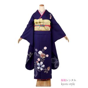 振袖 帯 紺（帯締め）（色：ネイビー系）｜着物、浴衣
