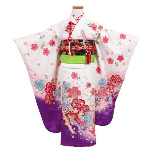 七五三 着物 7歳 レンタル フルセット 女の子 箱迫セット 着物レンタル 白 ホワイト 七歳 貸衣裳 貸衣装 古典柄 753 フルレンタル 七五三7歳着物 778182