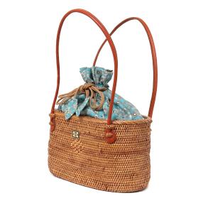 岡重 アタバッグ カゴバッグ 巾着 籠バッグ ...の詳細画像3