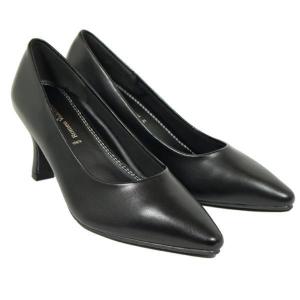 25.5cm フォーマル パンプス リクルート 黒 通勤 仕事 就活 喪服