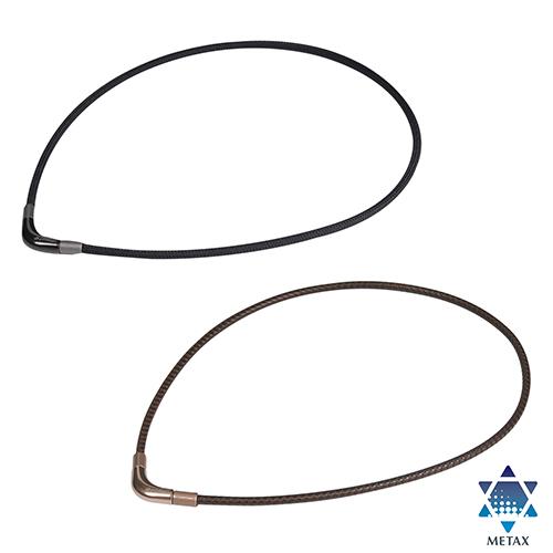 ファイテン.RAKUWAネックレス メタックス (チョッパーモデル)　（ブラック４０ｃｍ．50ｃｍ．...